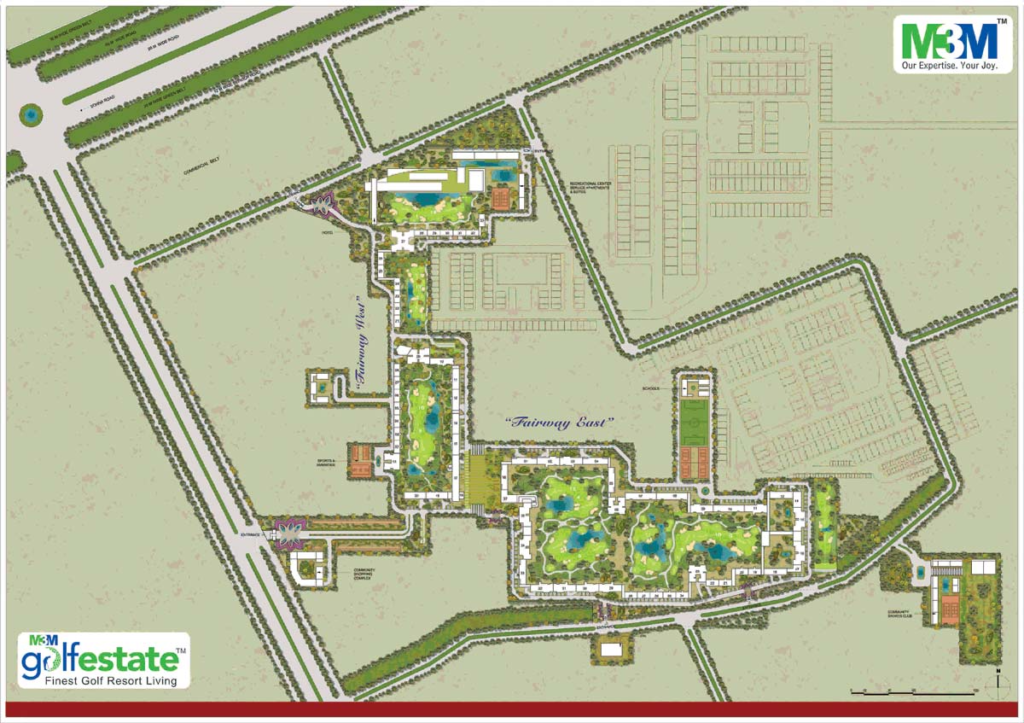 Golf Estate Sector 65 site plan