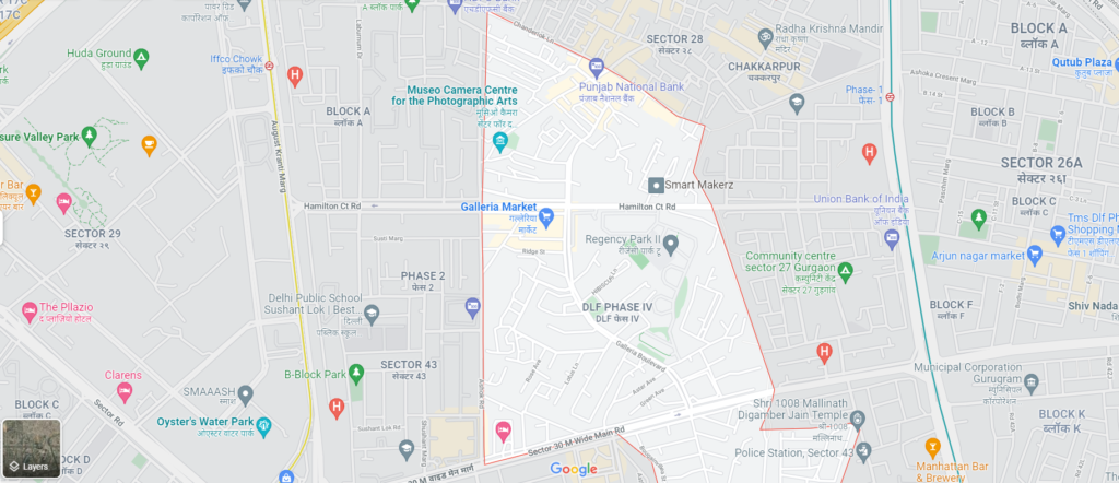 DLF SIGNATURE RESIDENCES PHASE IV location map