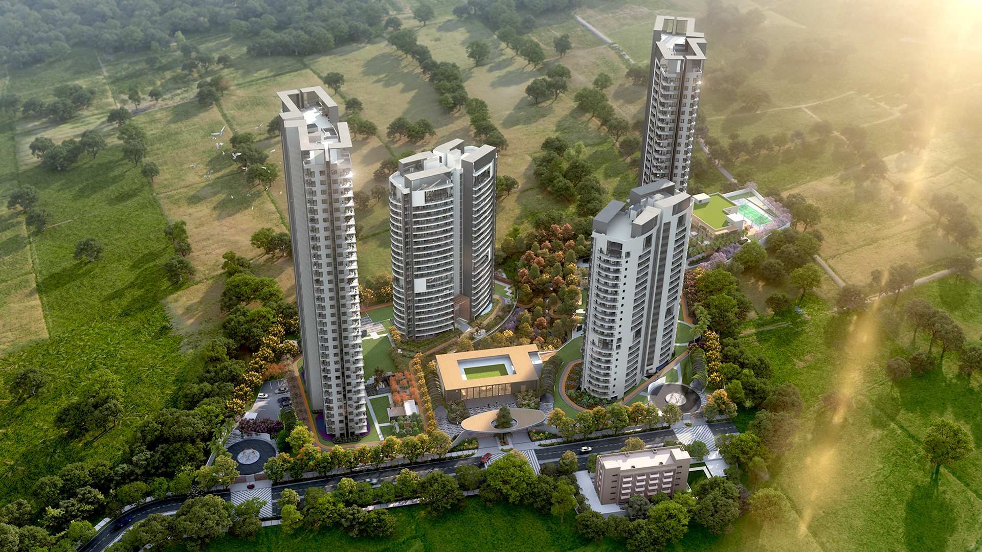 Adani Lushlands in Sector 2, Gwal Pahari, Gurgaon